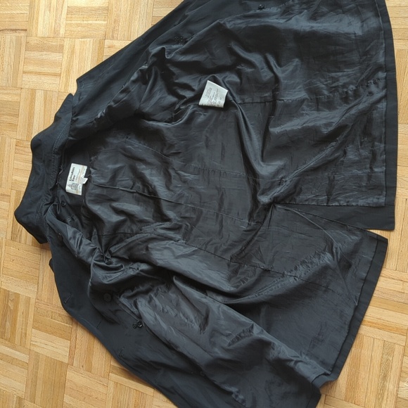 London Fog Heritage Classic Black Trench Coat - Picture 4 of 10